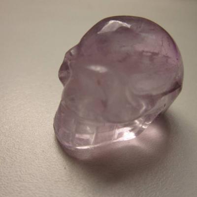 Amethyst Skull - Totenkopf - Kristallschädel - Schnitzhandwerkskunst - thumb
