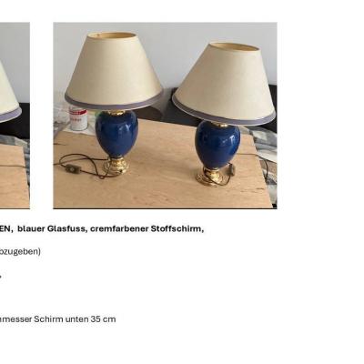 BLAUE TISCHLAMPEN - thumb