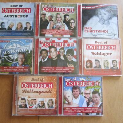 8 Stück Austropop,Best of Österreich,etc. Cds - thumb