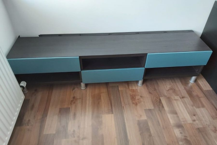 Sideboard schwarz/blaugrün - Bild 2