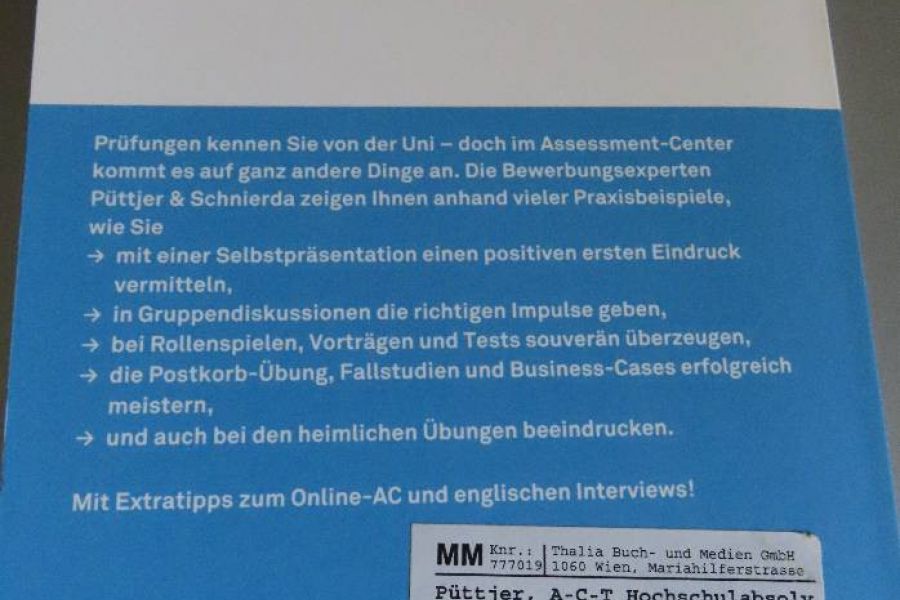 Assessment-Center Training für Hochschulabsolventen - Bild 2