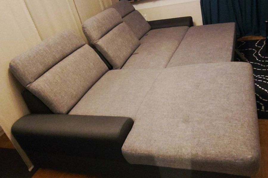 Ecksofa mit Schlaffunktion und Bettkasten - Bild 4